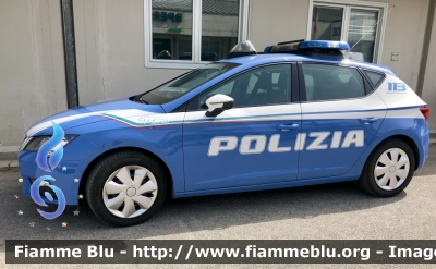 Seat Leon III serie restyle 
Polizia di Stato 
Squadra Volante 
Allestimento NCT 
Decorazione Grafica Artlantis 
POLIZIA M3282
Parole chiave: Seat Leon_IIIserie_Restyle POLIZIAM3282