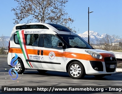 Fiat Doblò XL III serie
Croce Italia Ambulanze ETS
(Sambuceto)
Servizi Sociali 
Automezzo 19
Parole chiave: Fiat Doblò_XL_IIIserie