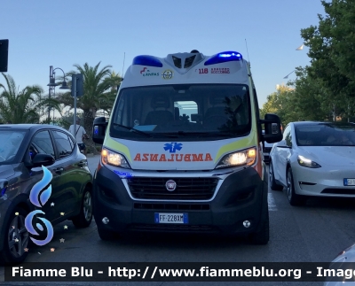 Fiat Ducato X290
Soccorso Amico Mosciano Sant’Angelo 
Allestimento Vision 
Parole chiave: Fiat Ducato_X290 Ambulanza