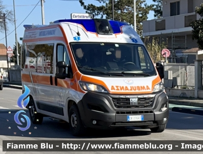 Fiat Ducato X290 restyle 
Croce Italia Ambulanze ETS
(Sambuceto) 
Allestimento Orion 
Automezzo 25
Parole chiave: Fiat Ducato_X290_restyle Ambulanza