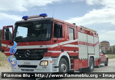 Mercedes-Benz Actros 1841 II serie 
Vigili del Fuoco 
Comando provinciale di L’Aquila 
Distaccamento Permanente di Avezzano 
VF 24465
Parole chiave: Mercedes-Benz Actros_1841_IIserie VF24465