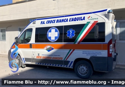 Fiat Ducato X250 
Pubblica Assistenza Croce Bianca L’Aquila 
Allestimento Orion 
Parole chiave: Fiat Ducato_X250 Ambulanza