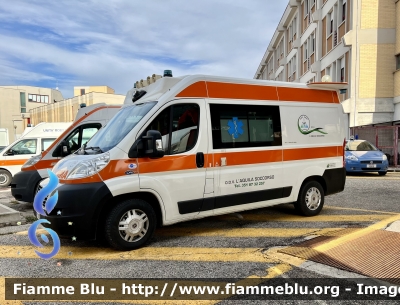 Fiat Ducato X250 
Protezione Civile 
ASD SAM L’Aquila Soccorso 
Allestimento Orion 
Parole chiave: Fiat Ducato_X250 Ambulanza