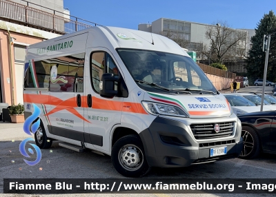 Fiat Ducato X290
ASD SAM L’Aquila Soccorso 
Servizi Sociali 
Taxi Sanitario 
Trasporto Medicinali 
Allestimento Maf 
Parole chiave: Fiat Ducato_X290