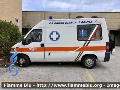 Fiat Ducato II serie 
Pubblica Assistenza Croce Bianca L’Aquila 
Parole chiave: Fiat Ducato_IIserie Ambulanza