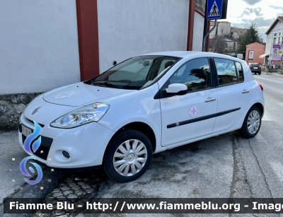 Renault Clio III serie 
Croce Rossa Italiana 
Comitato di L’Aquila 
Infermiere Volontarie 
CRI 161 AB
Parole chiave: Renault Clio_Clio_IIIserie CRI161AB