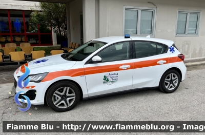 Ford Focus IV serie restyle Hybrid 
Asl n1 Avezzano Sulmona L’Aquila 
Automedica 
Allestimento ISOTEC 
Parole chiave: Ford Focus_IVserie_restyle_Hybrid Automedica