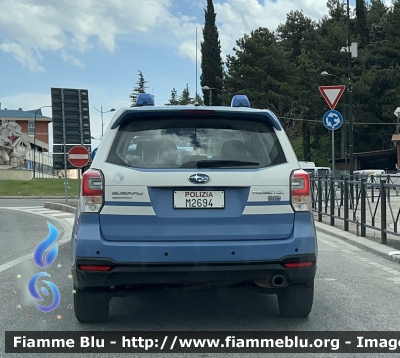 Subaru Forester VI serie 
Polizia di Stato 
Reparto Prevenzione Crimine 
Allestimento Cita Seconda 
POLIZIA M2694
Parole chiave: Subaru Forester_VIserie POLIZIAM2694