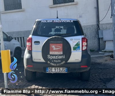 Daihatsu Terios II serie 
Polizia Provinciale 
Regione Abruzzo 
Provincia Di L’Aquila 
Parole chiave: Daihatsu Terios_IIserie