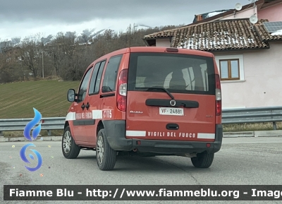 Fiat Doblò II serie 
Vigili del Fuoco 
Comando provinciale di Perugia 
VF 24881
Parole chiave: Fiat Doblò_IIserie VF24881