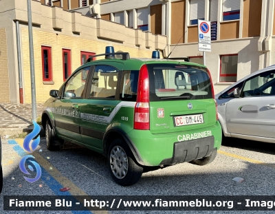 Fiat Nuova Panda 4x4 Climbing I serie 
Carabinieri 
Comando Carabinieri Unità per la Tutela Forestali Ambientale ed Agroalimentare 
Stazione Parco Nazionale del Gran Sasso e Monti della Laga 
CC DM 446
Parole chiave: Fiat Nuova_Panda_4x4_Climbing_Iserie CCDM446