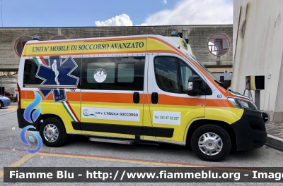 Fiat Ducato X290
ASD SAM 
L’Aquila Soccorso 
Allestimento MAF 
Parole chiave: Fiat Ducato_X290 Ambulanza