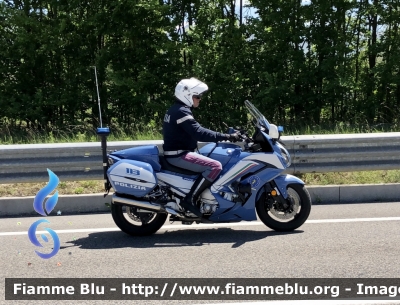 Yamaha FJR 1300 II serie 
Polizia di Stato 
Polizia Stradale 
Allestimento Elevox 
POLIZIA G3106
In Scorta al Giro d’Italia 
Moto “7” 
Parole chiave: Yamaha_FJR1300 IIserie Polizia Stradale Giro d’Italia