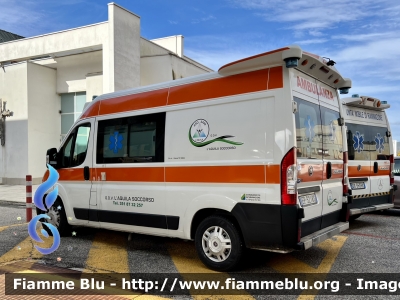 Fiat Ducato X250 
Protezione Civile 
ASD SAM L’Aquila Soccorso 
Allestimento Orion 
Parole chiave: Fiat Ducato_X250 Ambulanza