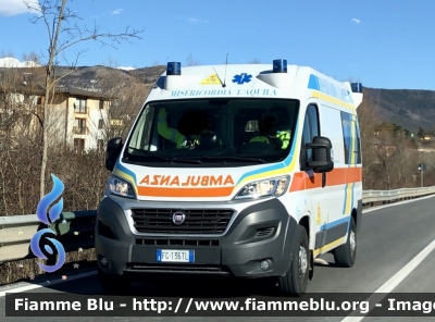 Fiat Ducato X290 
Misericordia di L’Aquila 
Allestimento Mariani Fratelli 
Parole chiave: Fiat Ducato_X290 Ambulanza