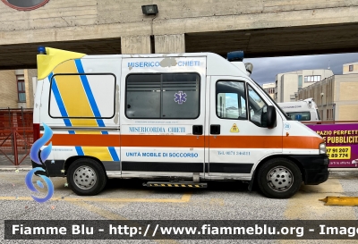 Fiat Ducato III serie 
Misericordia di Chieti 
Allestimento Mobitecno 
Parole chiave: Fiat Ducato_IIIserie Ambulanza