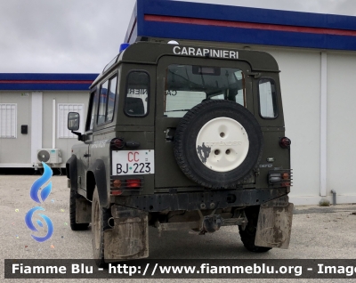 Land-Rover Defender 90 
Carabinieri 
Comando Carabinieri unità per la tutela Forestale Ambientale ed Agroalimentare 
CC BJ 223
Parole chiave: Land-Rover Defender_90 CCBJ223