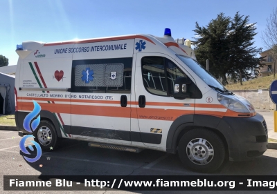 Fiat Ducato X250 
Unione Soccorso Intercomunale Castellalto-Morro D’Oro-Notaresco (TE) 
Allestimento Vision 
Parole chiave: Fiat Ducato_X250 Ambulanza