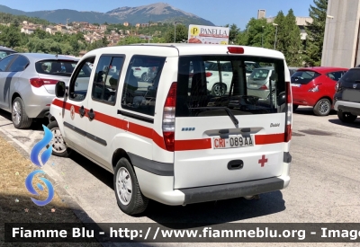 Fiat Doblò I serie 
Croce Rossa Italiana 
Comitato di L’Aquila 
Unità territoriale di San Demetrio 
CRI 089 AA 
Parole chiave: Fiat Doblò_Iserie CRI089AA