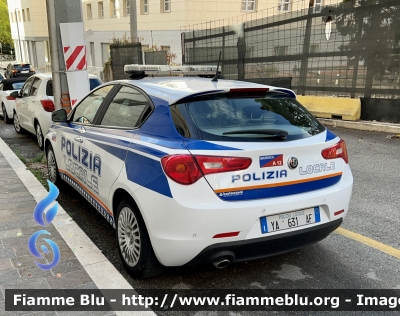 Alfa Romeo Nuova Giulietta restyle 
Polizia Locale 
Comune di Avezzano 
Allestimento Bertazzoni 
POLIZIA LOCALE YA 631 AF
Parole chiave: Alfa-Romeo Nuova_Giulietta_restyle POLIZIALOCALE631AF