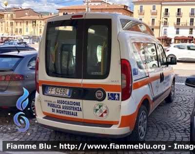 Fiat Doblò XL IV serie 
Associazione Pubblica Assistenza di Montereale 
Allestimento Maf 
Parole chiave: Fiat Doblò_XL_IVserie