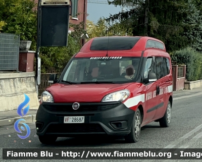 Fiat Doblò XL IV serie 
Vigili del Fuoco 
Comando provinciale di L’Aquila 
VF 28687
Parole chiave: Fiat Doblò_XL_IVserie VF28687