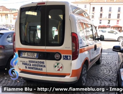 Fiat Doblò XL IV serie 
Associazione Pubblica Assistenza di Montereale 
Allestimento Maf 
Parole chiave: Fiat Doblò_XL_IVserie