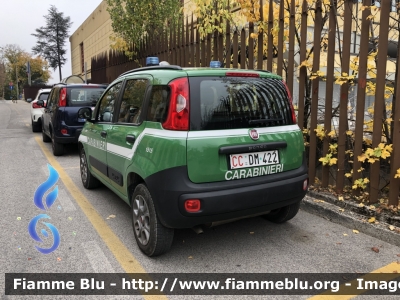 Fiat Nuova Panda 4x4 II serie 
Carabinieri 
Comando Carabinieri unità per la tutela Forestale Ambientale ed Agroalimentare 
Allestimento Elevox 
CC DM 422
Parole chiave: Fiat Nuova_Panda_4x4_IIserie CCDM422