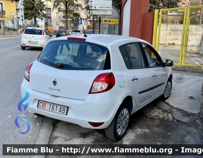 Renault Clio III serie 
Croce Rossa Italiana 
Comitato di L’Aquila 
Infermiere Volontarie 
CRI 161 AB
Parole chiave: Renault Clio_Clio_IIIserie CRI161AB