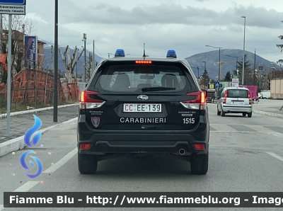 Subaru Forester E-Boxer 
Carabinieri 
Comando Carabinieri Unità per la Tutela Forestale Ambientale ed Agroalimentare 
Allestimento Cita Seconda 
CC EE 139
Parole chiave: Subaru Forester_E-Boxer CCEE139