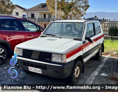 Fiat Panda 4x4 I serie 
Croce Rossa Italiana 
Comitato di Avezzano 
CRI 160 AD
Parole chiave: Fiat Panda_4x4_Iserie CRI160AD