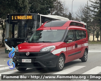 Fiat Doblò XL IV serie 
Vigili del Fuoco 
Comando provinciale di Bari 
VF 28539
Parole chiave: Fiat Doblò_XL_IVserie VF28539