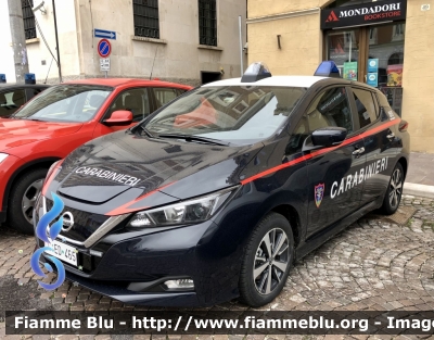 Nissan Leaf II serie 
Carabinieri 
Comando Carabinieri unità per la tutela Forestale Ambientale ed Agroalimentare 
Allestimento Cita Seconda 
CC ED 465
Parole chiave: Nissan Leaf_IIserie CCED465