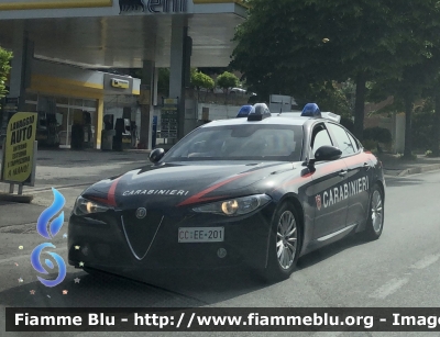 Alfa Romeo Nuova Giulia 
Carabinieri 
Nucleo Operativo Radiomobile 
Allestimento FCA 
CC EE 201
Parole chiave: Alfa-Romeo Nuova_Giulia CCEE201