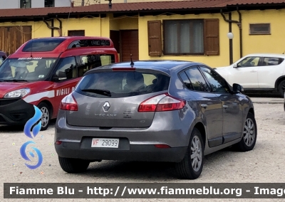 Renault Megane III serie 
Vigili del Fuoco 
Comando provinciale di Bari 
Veicolo Acquisito da Confisca 
VF 29099
Parole chiave: Renault Megane_IIIserie VF29099