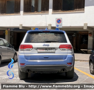 Jeep Grand Cherokee IV serie restyle 
Polizia di Stato 
Allestimento FCA
POLIZIA M4935
Parole chiave: Jeep Grand_Cherokee_IVserie_restyle POLIZIAM4935