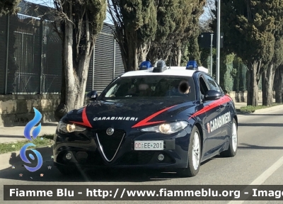 Alfa Romeo Nuova Giulia 
Carabinieri 
Nucleo Operativo Radiomobile 
Allestimento FCA 
CC EE 201 
Parole chiave: Alfa-Romeo Nuova_Giulia CCEE201