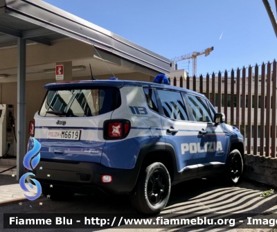 Jeep Renegade restyle 
Polizia di Stato 
Allestimento FCA 
POLIZIA M6619
Parole chiave: Jeep Renegade_restyle POLIZIAM6619