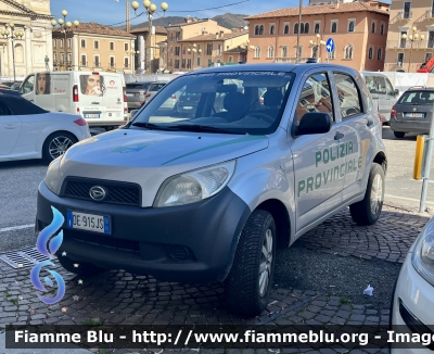 Daihatsu Terios II serie 
Polizia Provinciale 
Regione Abruzzo 
Provincia Di L’Aquila 
Parole chiave: Daihatsu Terios_IIserie