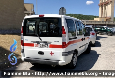 Fiat Doblò I serie 
Croce Rossa Italiana 
Comitato di L’Aquila 
Unità territoriale di San Demetrio 
CRI 089 AA 
Parole chiave: Fiat Doblò_Iserie CRI089AA