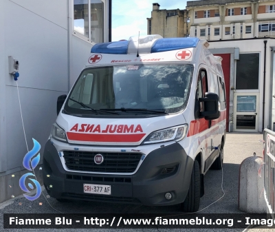 Fiat Ducato X290 
Croce Rossa Italiana 
Comitato di Avezzano 
Allestimento Mariani Fratelli 
CRI 377 AF 
Parole chiave: Fiat Ducato_X290 Ambulanza CRI377AF