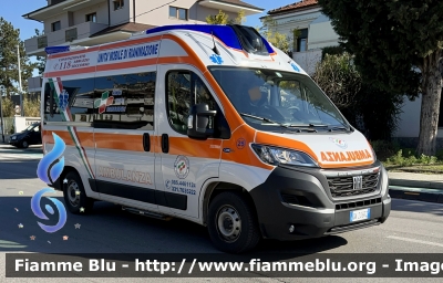 Fiat Ducato X290 restyle 
Croce Italia Ambulanze ETS
(Sambuceto) 
Allestimento Orion 
Automezzo 25
Parole chiave: Fiat Ducato_X290_restyle Ambulanza