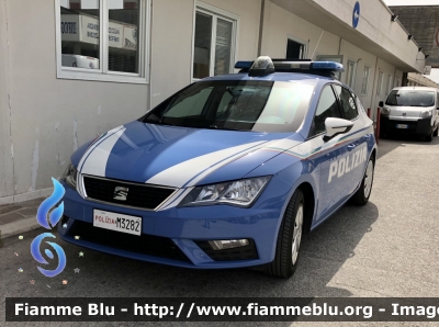 Seat Leon III serie restyle 
Polizia di Stato 
Squadra Volante 
Allestimento NCT 
Decorazione Grafica Artlantis 
POLIZIA M3282
Parole chiave: Seat Leon_IIIserie_Restyle POLIZIAM3282