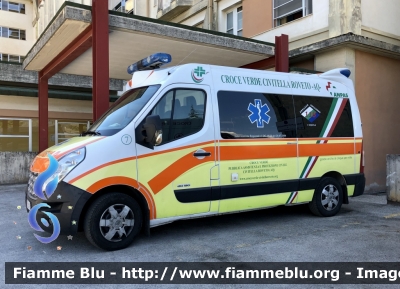 Renault Master IV serie 
Pubblica Assistenza Croce Verde Civitella Roveto (AQ)
Allestimento Bollanti 
Parole chiave: Renault Master_IVserie Ambulanza