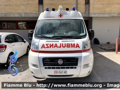 Fiat Ducato X250 
Croce Rossa Italiana 
Comitato di L’Aquila 
Allestimento Fast 
CRI 541 AE 
Parole chiave: Fiat Ducato_X250_Ambulanza CRI541AE