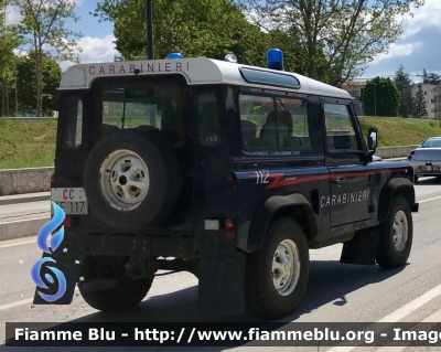 Land Rover Defender 90
Carabinieri 
CC AE 117
Parole chiave: Land-Rover Defender_90 CCAE117