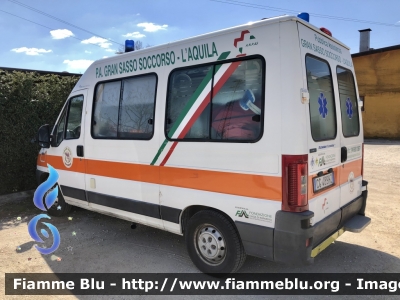 Fiat Ducato III serie 
Pubblica assistenza Gran Sasso Soccorso 
Allestimento Mariani fratelli 
Parole chiave: Ambulanza gran sasso soccorso L’Aquila