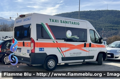 Fiat Ducato X290
ASD SAM L’Aquila Soccorso 
Servizi Sociali 
Taxi Sanitario 
Trasporto Medicinali 
Allestimento Maf 
Parole chiave: Fiat Ducato_X290