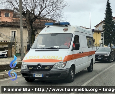 Mercedes-Benz Sprinter II serie 
Pubblica Assistenza Gran Sasso Soccorso 
Allestimento Bollanti 
ex SVS Livorno 
Parole chiave: Mercedes-Benz Sprinter_IIserie Ambulanza