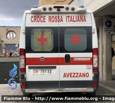 Fiat Ducato X250 
Croce Rossa Italiana 
Comitato di Avezzano 
Allestimento Fast 
CRI 781 AA
Parole chiave: Fiat Ducato_X250 CRI781AA